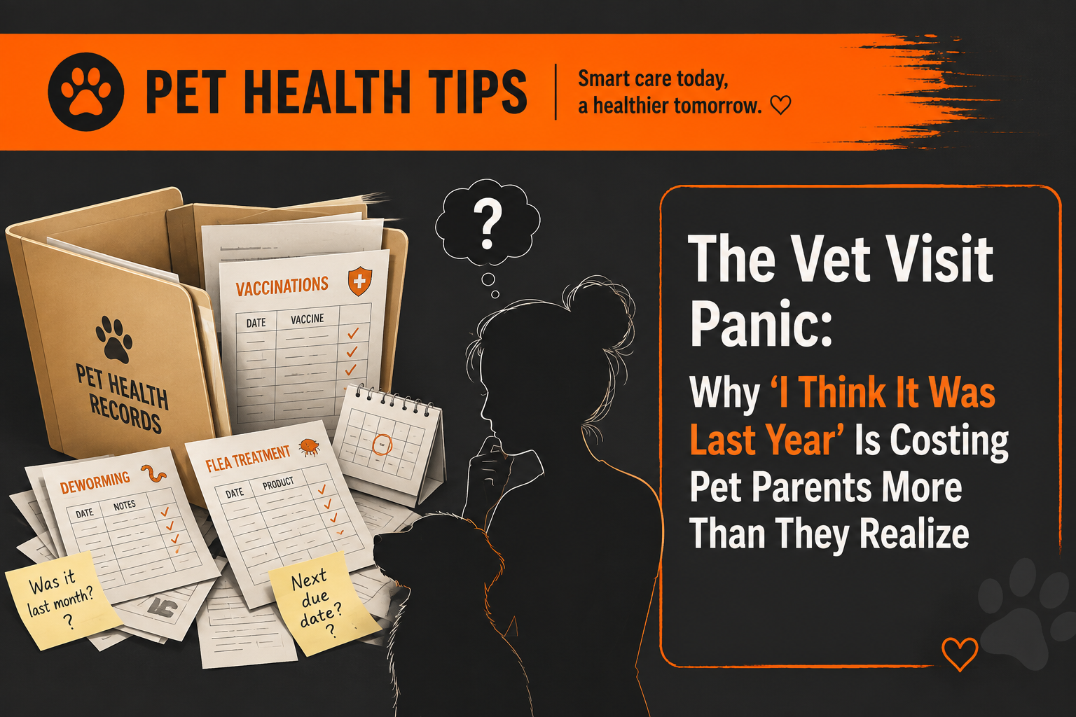 The Vet Visit Panic: Why "I Think It Was Last Year" Is Costing Pet Parents More Than They Realize